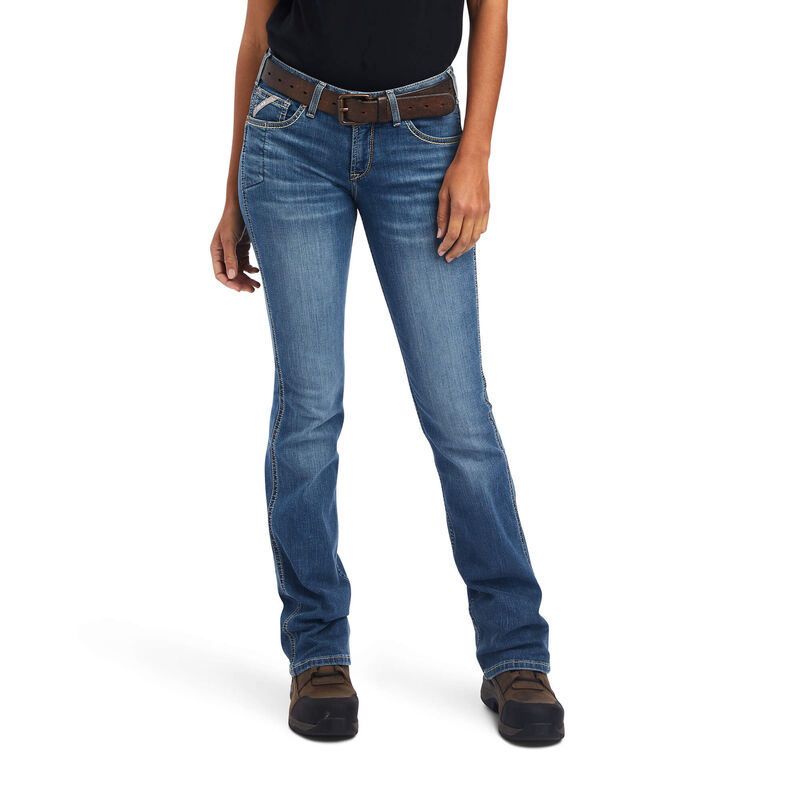 Ariat Jeans Damen - Rebar Riveter Boot Cut Blau ( VUSGL-0134 )